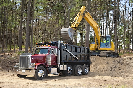 Dump Truck Hauling
